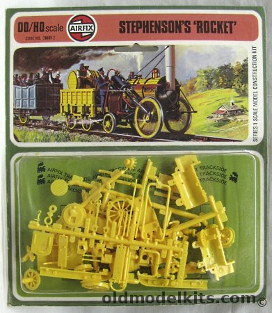 Airfix HO Stephenson's Rocket Locomotive - Blister Pack, 01661-2 plastic model kit